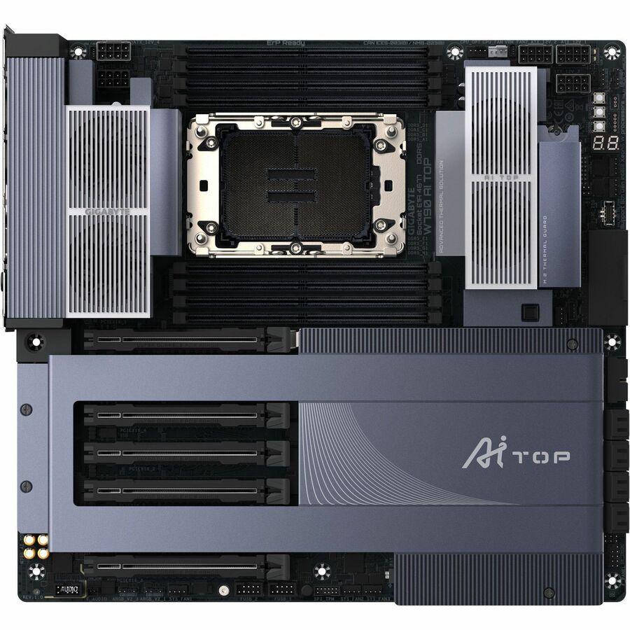 Aorus Ultra Durable W790 AI TOP Workstation Motherboard - Intel W790 Chipset - Socket LGA-4677 - Extended ATX — W790 AI TOP
