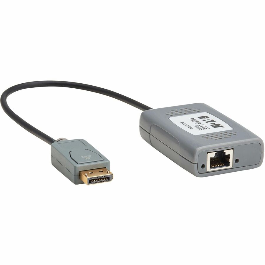Eaton Tripp Lite Series 2-Port DisplayPort to DisplayPort Splitter/Extender Kit over Cat6, MST Hub, 8K/4K 60 Hz, DP 1.4, Up to 230 ft. (70 m), TAA — B156E-002-8K-K