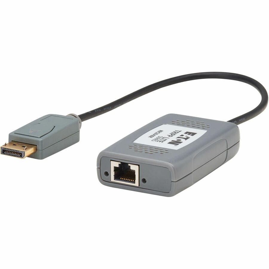 Eaton Tripp Lite Series 2-Port DisplayPort to DisplayPort Splitter/Extender Kit over Cat6, MST Hub, 8K/4K 60 Hz, DP 1.4, Up to 230 ft. (70 m), TAA — B156E-002-8K-K