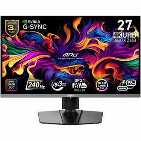 MSI MPG 322URX QD-OLED UHD 240Hz 27 inch Gaming Monitor — MPG272URXQDOLED