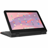 Lenovo 500e Chromebook Gen 4s 83N80000US 11.6" Touchscreen Convertible 2 in 1 Chromebook - HD - Intel N-Series N150 - 4 GB - 64 GB Flash Memory - English Keyboard - Gray — 83N80000US