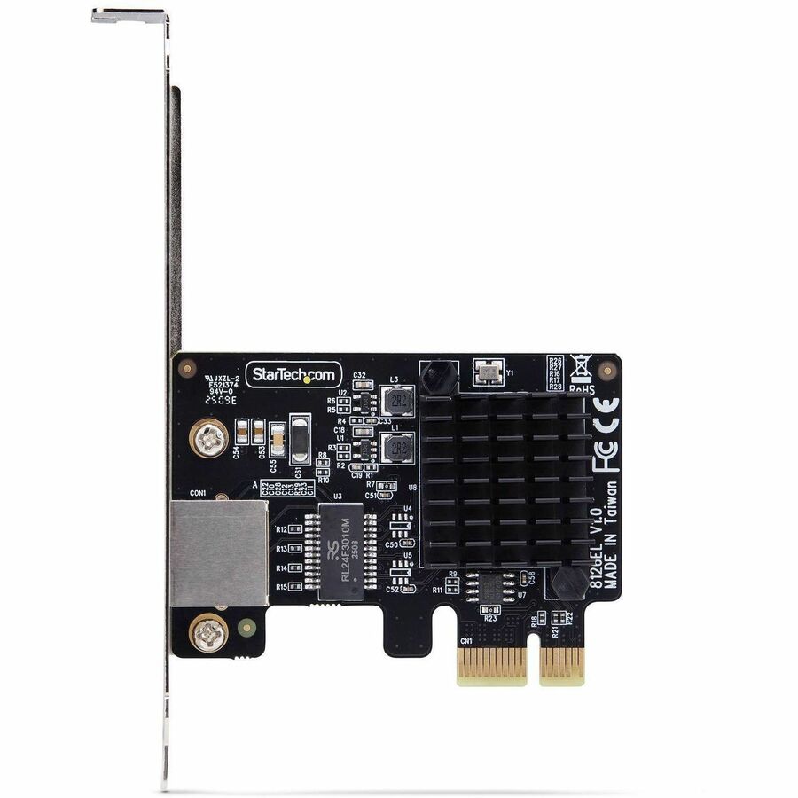 StarTech.com 1-Port 5G Gigabit PCIe Network Adapter Card, 5G/2.5G/1G/100M/10M, PCI Express NIC, Realtek RTL8126, Windows & Linux, TAA — PR15GR-NETWORK-CARD