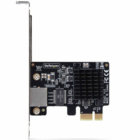 StarTech.com 1-Port 5G Gigabit PCIe Network Adapter Card, 5G/2.5G/1G/100M/10M, PCI Express NIC, Realtek RTL8126, Windows & Linux, TAA — PR15GR-NETWORK-CARD