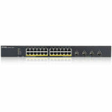 ZYXEL 24-port GbE PoE Lite-L3 Smart Managed Switch with 4 10G Uplink — XGS1935-28HP