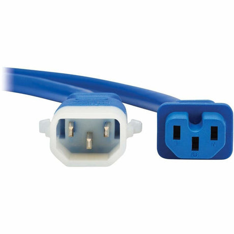 Eaton Tripp Lite Series PDU Power Cords, C15 to P-Lock C14 - Heavy-Duty, 15A, 250V, 14 AWG, 6 ft. (1.8 m), Blue, 6 Pack — P018-E06-ABL-6