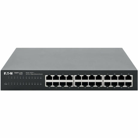Eaton Tripp Lite Series 24-Port 10/100/1000 Mbps Desktop Gigabit Ethernet Unmanaged Switch, Metal Enclosure — NG24-1