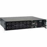 Eaton Tripp Lite Series 2.9kW Single-Phase Local Metered Automatic Transfer Switch PDU, 2 120V L5-30P Inputs, 24 5-15/20R & 1 L5-30R Outputs, 2U, TAA — PDUMH30AT