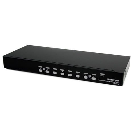 StarTech.com 8 Port 1U Rackmount DVI USB KVM Switch — SV831DVIU