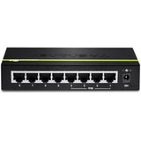 TRENDnet 8-Port 10/100Mbps PoE Switch, 4 x 10/100 Ports, 4 x 10/100 PoE Ports, 30W PoE Power Budget, 1.6 Gbps Switching Capacity, 802.3af, Limited Lifetime Protection, Black, TPE-S44