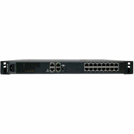 Eaton Tripp Lite Series NetCommander 16-Port Cat5 KVM over IP Switch - 19 in. LCD, 1 Remote + 1 Local User, 1U Rack-Mount, TAA — B070-016-19-IP