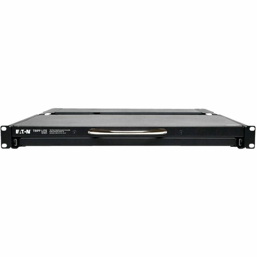 Eaton Tripp Lite Series NetCommander 16-Port Cat5 KVM over IP Switch - 19 in. LCD, 1 Remote + 1 Local User, 1U Rack-Mount, TAA — B070-016-19-IP