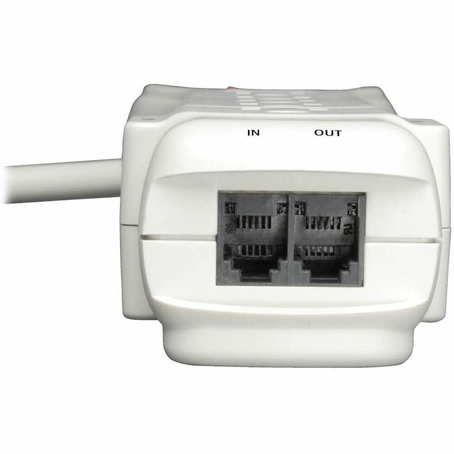 Eaton Tripp Lite Series Protect It! 7-Outlet Surge Protector, 12 ft. (3.66 m) Cord, 1080 Joules, Fax/Modem Protection, RJ11 — SUPER6TEL12