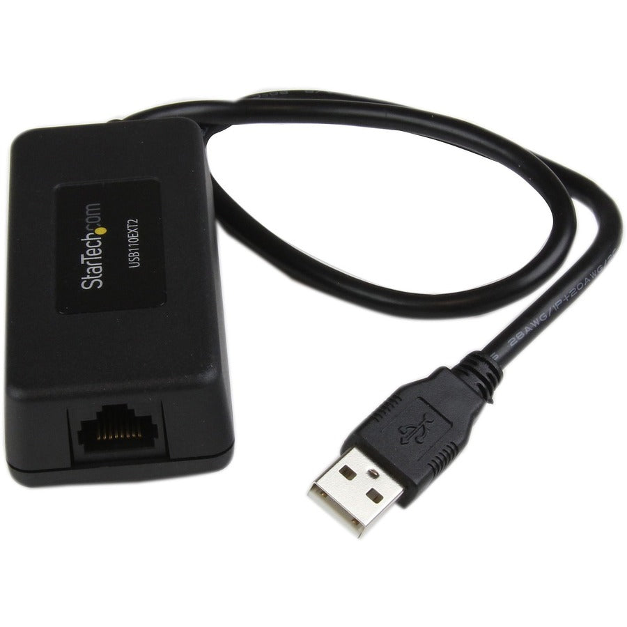 StarTech.com 1 Port USB over Cat5 / Cat6 Ethernet Extender - up to 131ft (40m) — USB110EXT2