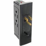 Eaton Tripp Lite Series Protect It! Surge Protector with 4 Side-Mounted Outlets , Direct Plug-In, 720 Joules — TLP4BK