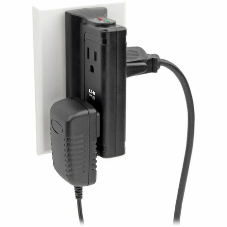 Eaton Tripp Lite Series Protect It! Surge Protector with 4 Side-Mounted Outlets , Direct Plug-In, 720 Joules — TLP4BK