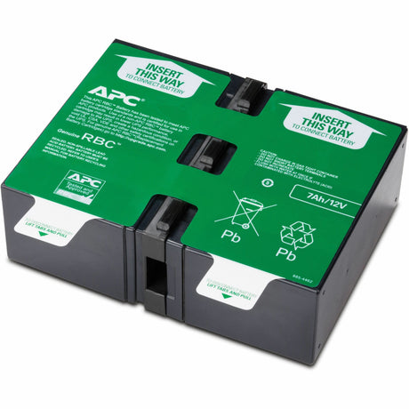 APC Replacement Battery Cartridge for Smart-UPS Line Interactive, 24V 7Ah lead-acid battery, 2-year repair or replace warranty — APCRBC123