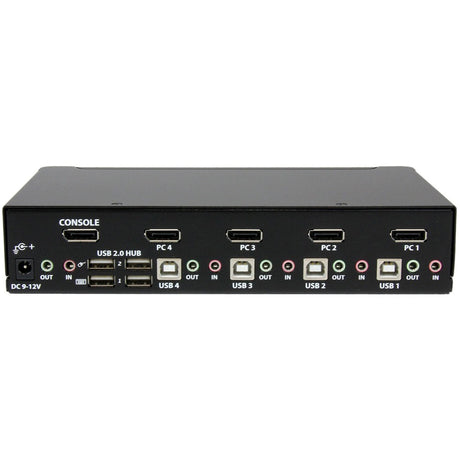 StarTech.com 4 Port USB DisplayPort KVM Switch with Audio — SV431DPUA