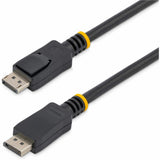 StarTech.com 15ft (5m) DisplayPort 1.2 Cable, 4K x 2K UHD VESA Certified DisplayPort Cable, DP Cable/Cord for Monitor, w/ Latches — DISPLPORT15L