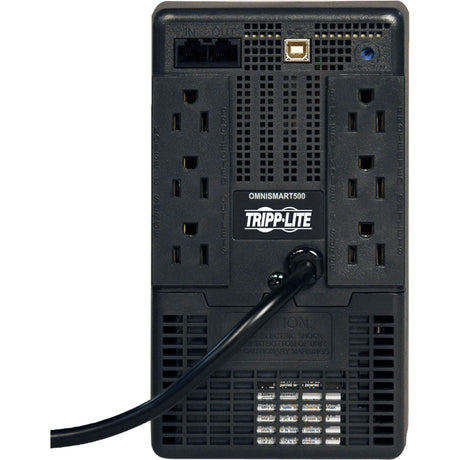 Eaton Tripp Lite Series OmniSmart 120V 500VA 300W Line-Interactive UPS, Tower, USB port — OMNISMART500