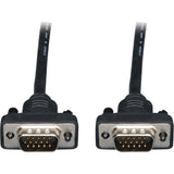 Eaton Tripp Lite Series Low-Profile VGA High-Resolution RGB Coaxial Cable (HD15 M/M), 3 ft. (0.91 m) — P502-003-SM