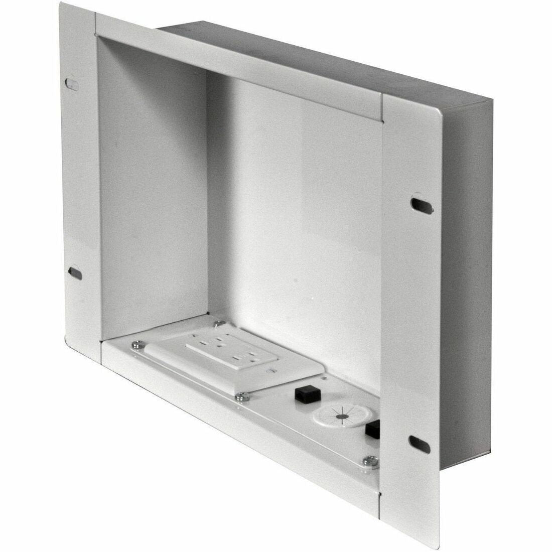 Peerless-AV&reg; In-Wall Accessory Box with 125V Duplex Power Receptacle — IBA2AC
