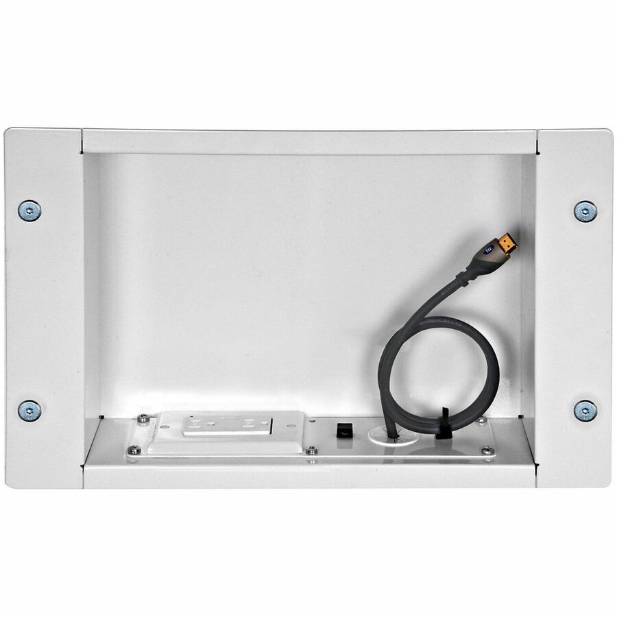 Peerless-AV&reg; In-Wall Accessory Box with 125V Duplex Power Receptacle — IBA2AC
