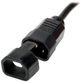 Eaton Tripp Lite Series Plug-Lock Inserts (C14 power cord to C13 outlet), Black, 100 pack — PLC13BK