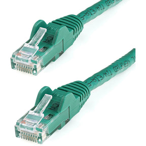 StarTech.com 50ft CAT6 Ethernet Cable - Green Snagless Gigabit - 100W PoE UTP 650MHz Category 6 Patch Cord UL Certified Wiring/TIA — N6PATCH50GN