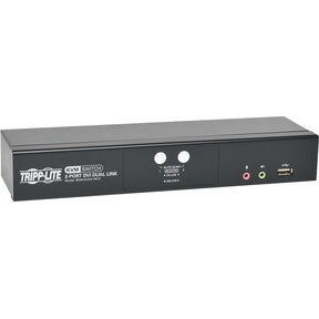 Eaton Tripp Lite Series 2-Port DVI Dual-Link / USB KVM Switch with Audio and Cables, TAA — B004-DUA2-HR-K