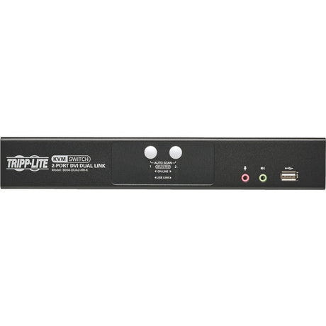 Eaton Tripp Lite Series 2-Port DVI Dual-Link / USB KVM Switch with Audio and Cables, TAA — B004-DUA2-HR-K