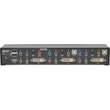 Eaton Tripp Lite Series 2-Port DVI Dual-Link / USB KVM Switch with Audio and Cables, TAA — B004-DUA2-HR-K