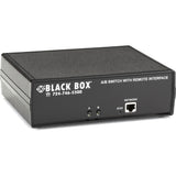 Black Box CAT6 Remotely Controlled Layer 1 A/B Switch, Latching, Ethernet, RS-232 — SW1041A