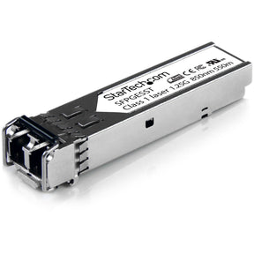 StarTech.com Cisco SFP-GE-S Compatible SFP Module - 1000BASE-SX - 1GE Gigabit Ethernet SFP 1GbE Multimode Fiber MMF Optic Transceiver — SFPGESST