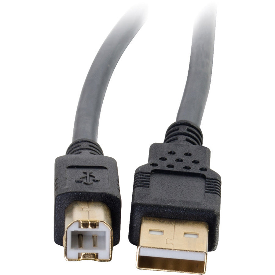 C2G Ultima Series 9.8ft USB A to USB B Cable - USB A to B Cable - USB 2.0 - Black - M/M — 45003