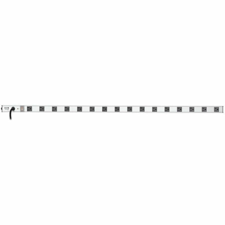 Eaton Tripp Lite Series 16-Outlet Vertical Power Strip, 15 ft. (4.57 m) Cord, 5-15P, 48 in. — PS4816