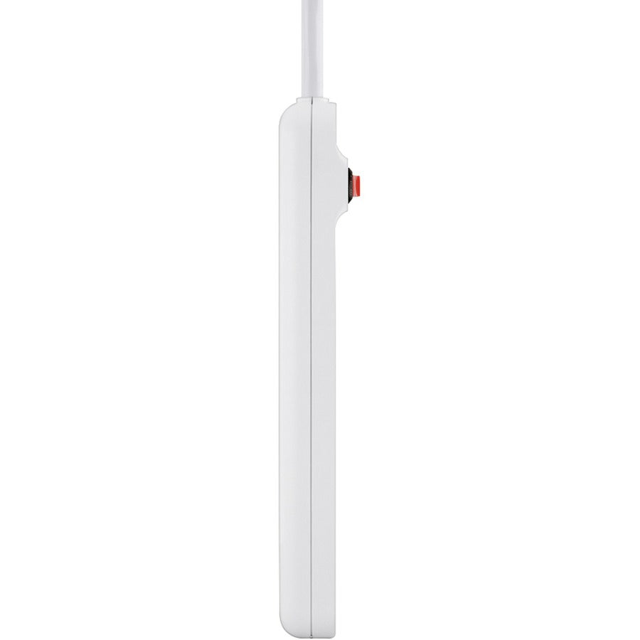Belkin 6-Outlet Power Strip - 3ft Cord - Straight Plug - On-Off Switch - White — F9P609-03