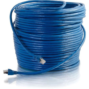 C2G 75ft Cat6 Ethernet Cable - Snagless Solid Shielded - Blue — 43168