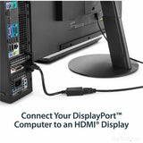 StarTech.com DisplayPort to HDMI Adapter, 1080p DP to HDMI Video Converter, DP to HDMI Monitor/TV Dongle, Passive, Latching DP Connector — DP2HDMI2