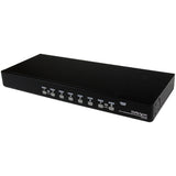 StarTech.com 8 Port 1U Rackmount USB PS/2 KVM Switch with OSD — SV831DUSB