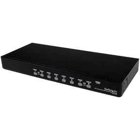 StarTech.com 8 Port 1U Rackmount USB PS/2 KVM Switch with OSD — SV831DUSB