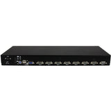 StarTech.com 8 Port 1U Rackmount USB PS/2 KVM Switch with OSD — SV831DUSB