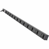 Eaton Tripp Lite Series 12-Outlet Vertical Power Strip, 120V, 15A, NEMA 5-15P, 15 ft. (4.57 m) Cord, 36 in., Black Housing — PS3612B