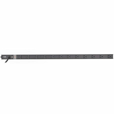Eaton Tripp Lite Series 12-Outlet Vertical Power Strip, 120V, 15A, NEMA 5-15P, 15 ft. (4.57 m) Cord, 36 in., Black Housing — PS3612B