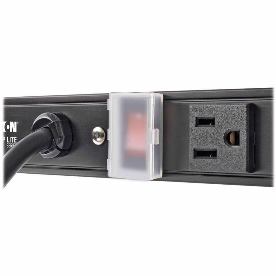 Eaton Tripp Lite Series 12-Outlet Vertical Power Strip, 120V, 15A, NEMA 5-15P, 15 ft. (4.57 m) Cord, 36 in., Black Housing — PS3612B