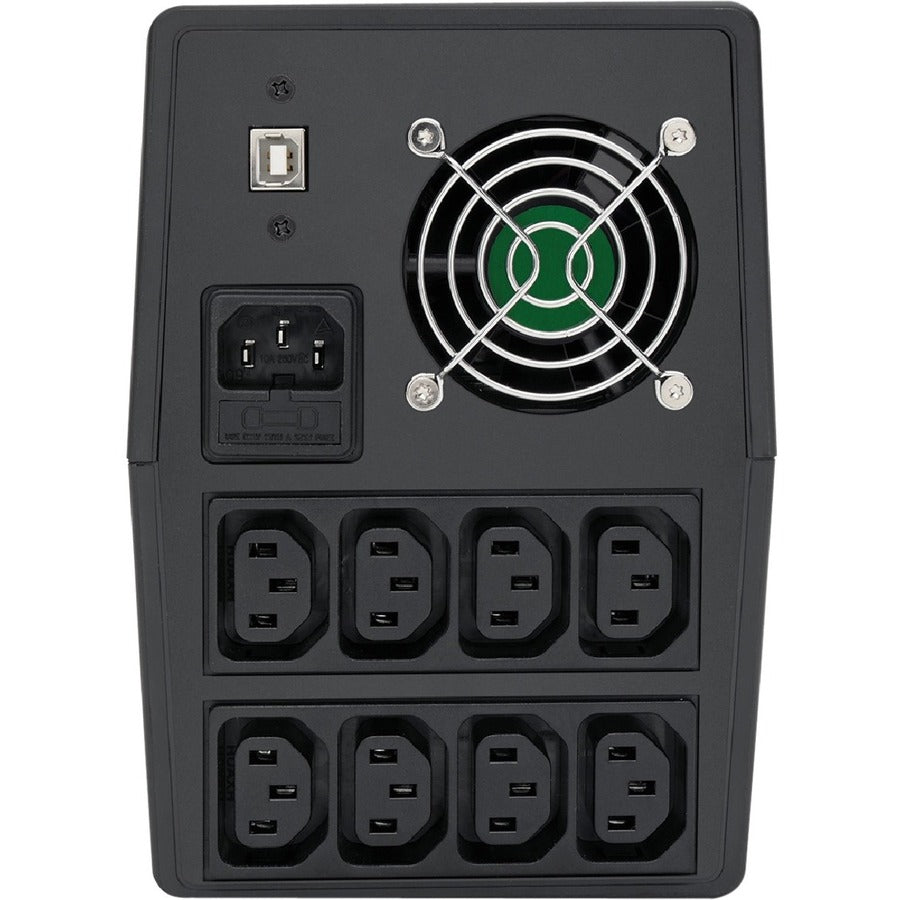 Eaton Tripp Lite Series 1.5kVA 900W Line-Interactive UPS with 8 C13 Outlets - AVR, 230V, C14 Inlet, LCD, USB, Tower — OMNIVSX1500