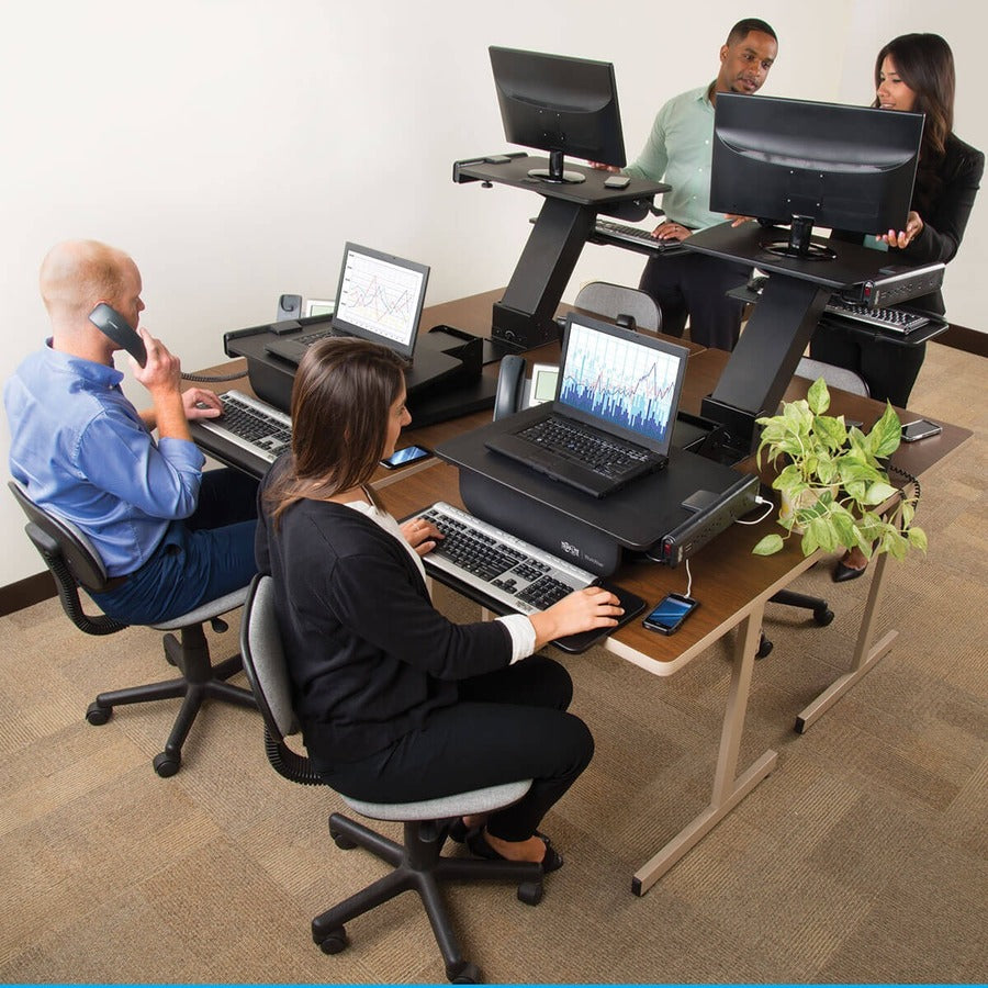 Eaton Tripp Lite Series WorkWise Height-Adjustable Sit-Stand Workstation, Clamp-on — WWSSDC