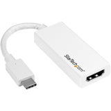 StarTech.com USB-C to HDMI Adapter - White - 4K 60Hz - Thunderbolt 3 Compatible - USB-C Adapter - USB Type C to HDMI Dongle Converter — CDP2HD4K60W