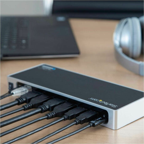 StarTech.com USB-C / USB 3.0 Docking Station - Compatible with Windows / macOS - Supports 4K Ultra HD Dual Monitors - USB-C - Six USB Type-A Ports - DK30A2DH