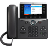 Cisco 8851 IP Phone - Corded/Cordless - Corded - Bluetooth - 5 Multiple Conferencing - Desktop, Wall Mountable - Charcoal — CP-8851-3PCC-K9=