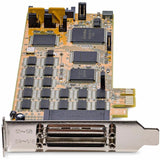 StarTech.com 16 Port PCI Express Serial Card, Low-Profile, High-Speed PCIe Serial Card with 16 DB9 RS232 Ports, TAA — PEX16S550LP